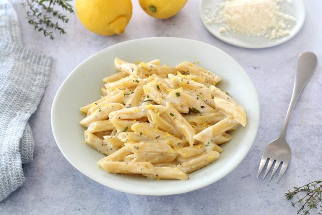 Les pâtes au citron et au parmesan sont un grand classique de la cuisine italienne. Silvia Santucci