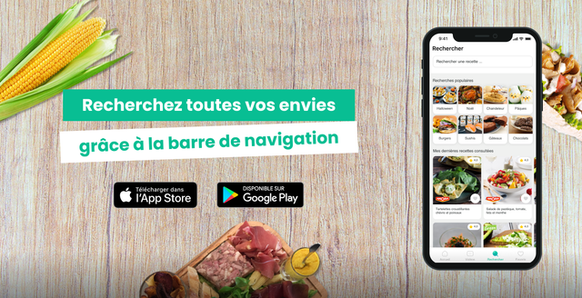 Recherchez toutes vos envies grâce à notre barre de navigation.