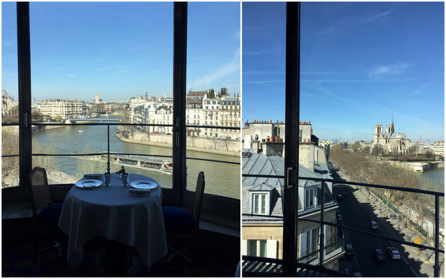 La salle du restaurant la Tour d'Argent