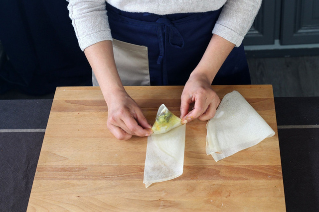On vous livre la technique pour plier vos feuilles de brick facilement