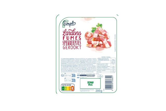 Rappel de produit : Attention, ces lardons fumés sont contaminés par des salmonelles !