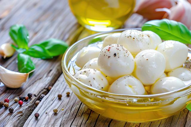 Pour vos salades ou tartines, elles seront encore meilleures : la recette des billes de mozzarella marinées