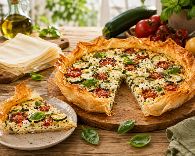 Oubliez la pâte feuilletée : l'astuce croustillante avec des feuilles de brick pour une quiche d'été ultra-légère