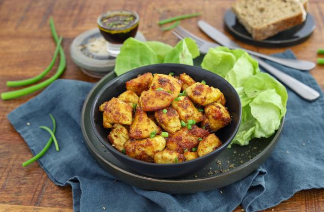 Poulet croustillant au curry. Silvia Santucci