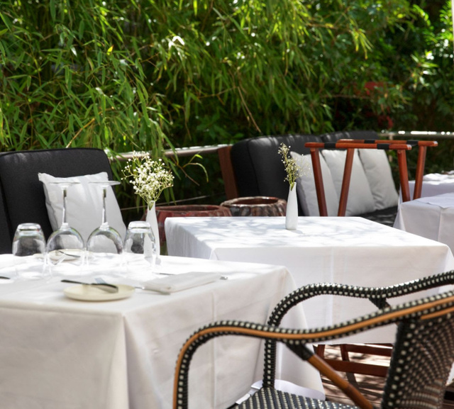 La terrasse aux beaux jours 