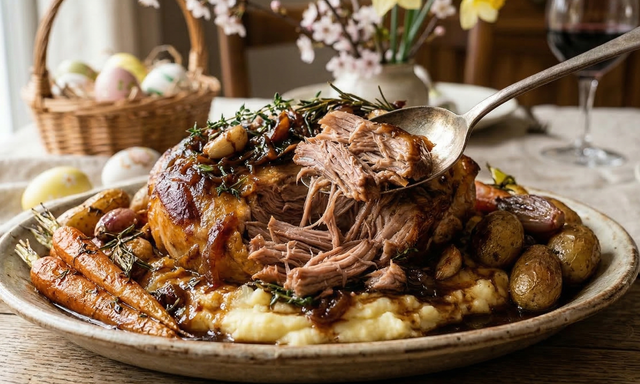 Plus tendre qu'un gigot ? Testez le rôti de porc façon agneau de 7 heures  pour Pâques