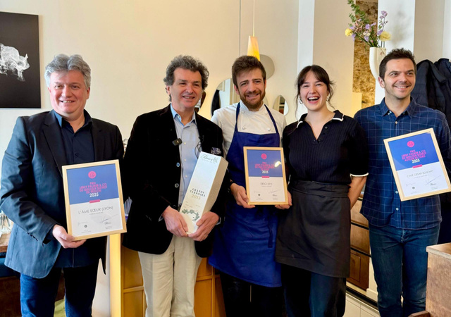 De gauche à droite : Olivier Paget, Pierre-Yves Chupin, Yann Placet, Marine Bert et Charles Boixel - Photo @Lebey