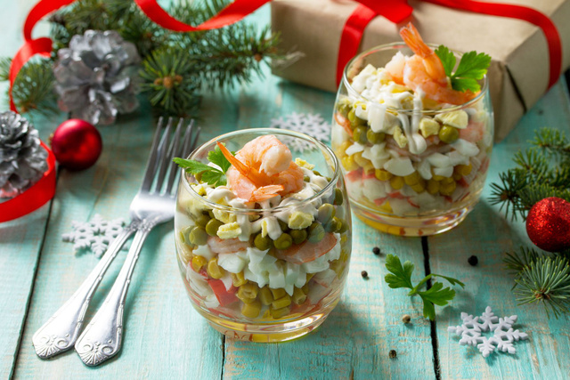 5 idées de salades de Noël pour bien démarrer la fête