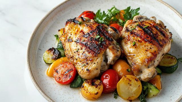 Un plat complet au four avec du poulet et des courgettes : la recette toute simple concoctée par une diététicienne