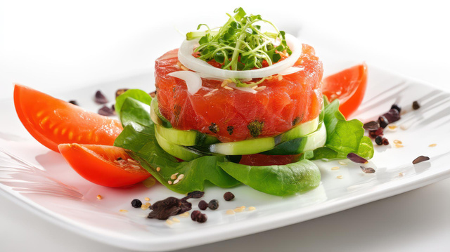 Par fortes chaleurs, cette recette de tartare de tomates et burrata est idéale pour un repas frais et léger