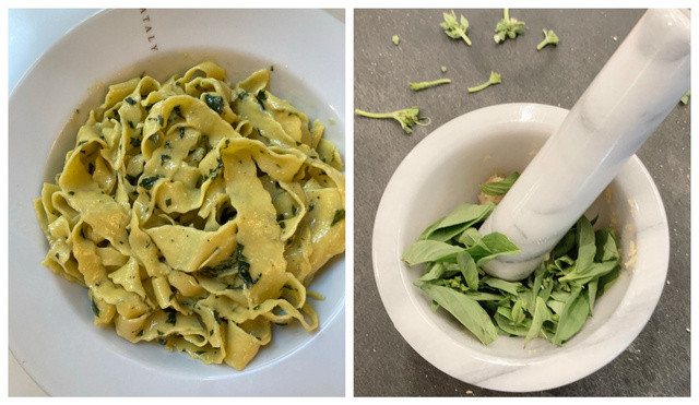 Pourquoi vous devez absolument tester le pesto alla Genovese au mortier et pilon