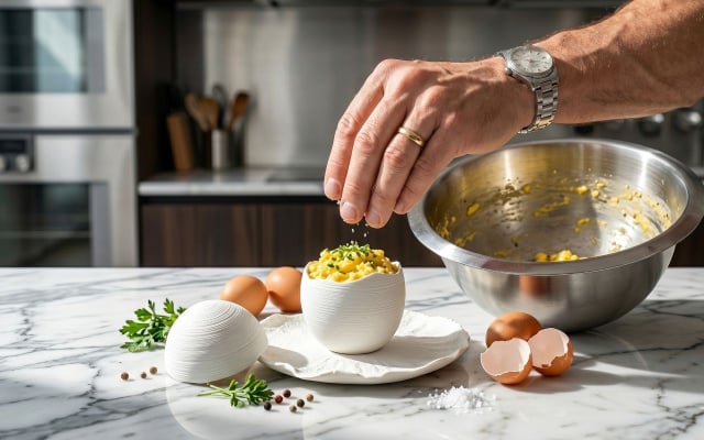 L'astuce du chef Éric Frechon pour des œufs brouillés incroyablement crémeux