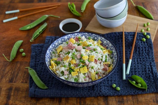 Riz cantonnais maison facile. Silvia Santucci