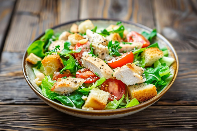 Les 10 meilleures recettes de salades avec du poulet !