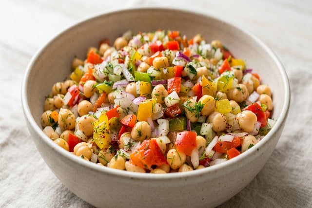 Les 10 meilleures recettes de salades avec des pois chiche !