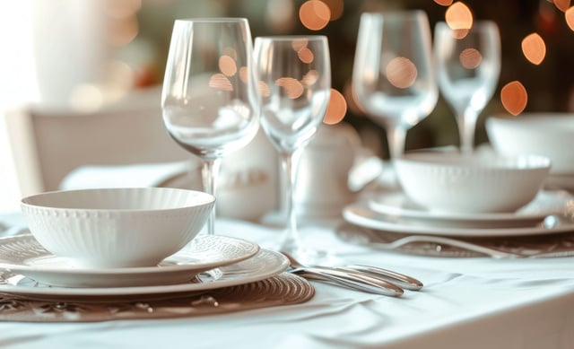 Bonnes manières : savez où placer vos verres quand vous dresser une table pour vos invités ?