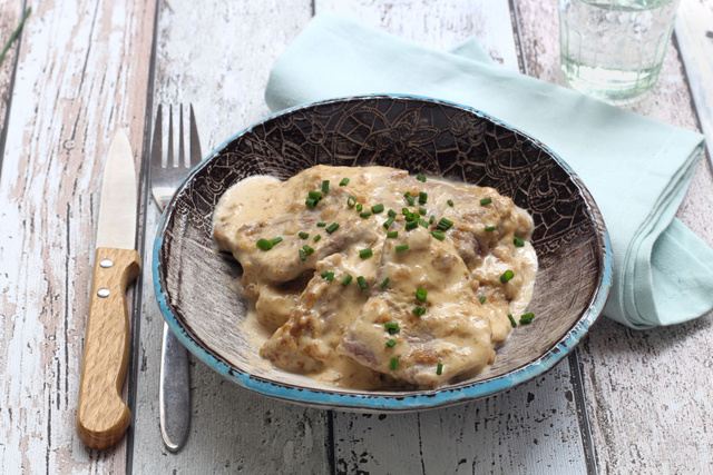 Escalopes de veau au marsala. Silvia Santucci