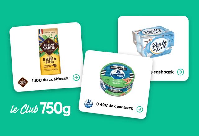 Le Club 750g : voici les 3 offres de la semaine pour faire des économies sur l’achat de vos produits préférés