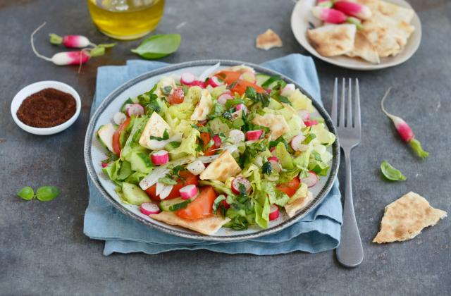 Salade fattouche. Nadia Paprikas 