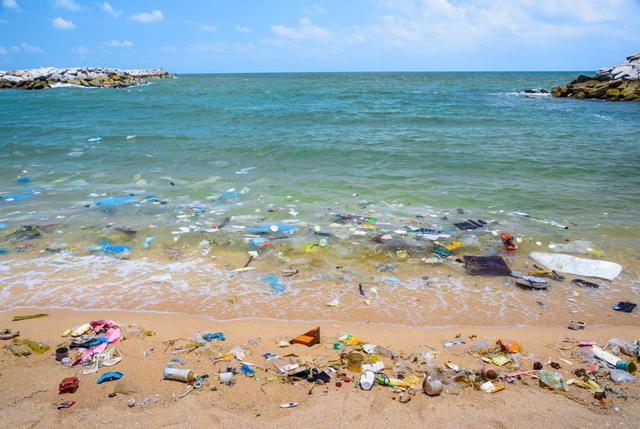 Pollution des mers et océans à cause du plastique. Adobestock