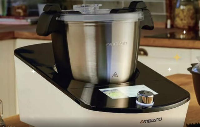 Robot de cuisine multifonctions de la marque Ambiano, chez Aldi