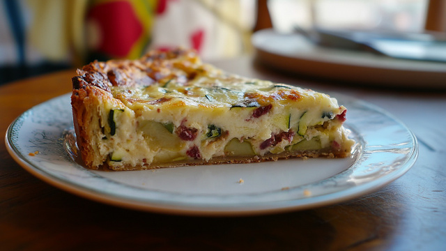 Ce clafoutis salé à base de courgette et de chèvre est la recette qu’il vous faut pour vos repas d’été !