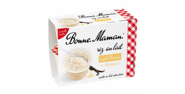 Riz au lait de la marque Bonne Maman. 