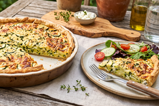 Moins de 4 € pour 4 personnes : la quiche d'été à la courgette dont tout le monde raffole !
