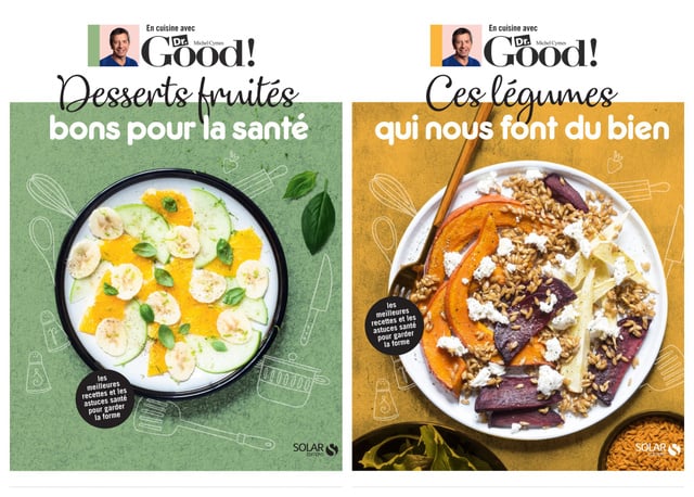Les livres de cuisine Dr. Good. Solar Editions