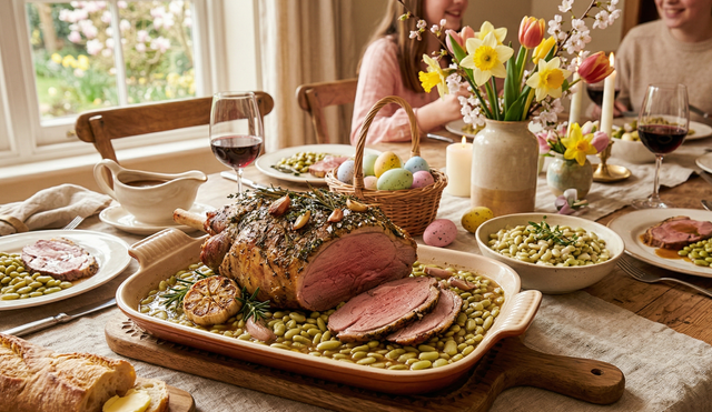 Pourquoi accompagne-t-on l'agneau de flageolets à Pâques ?