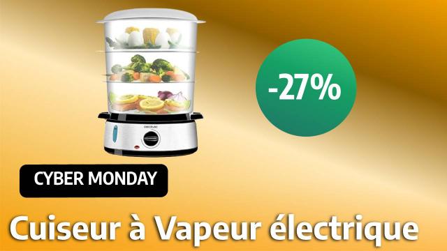 Cyber Monday : faites une grosse économie sur ce cuiseur vapeur électrique !