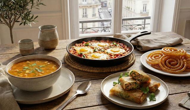 5 idées de repas pour le menu du Ramadan 2026 : des bricks en entrée jusqu'aux traditionnelles corne de gazelle en dessert