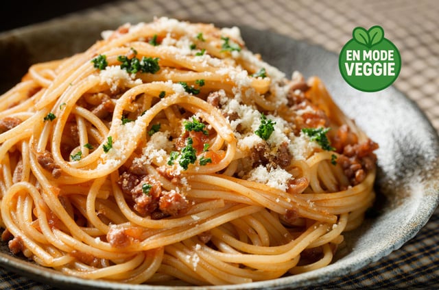 Ces spaghetti à la bolognaise sont les meilleures (même sans viande !)