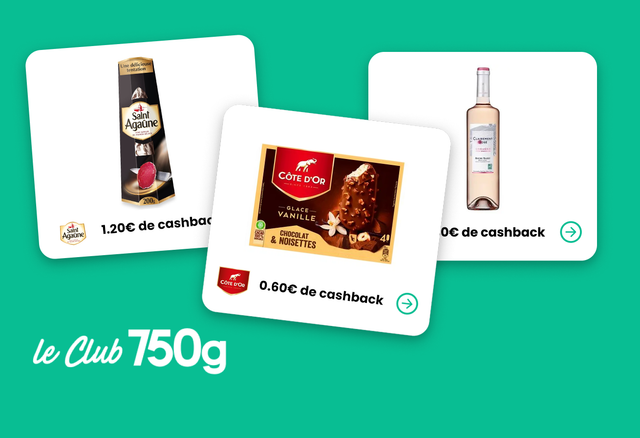 Le Club 750g : voici 3 offres pour faire des économies sur l’achat de vos produits préférés !
