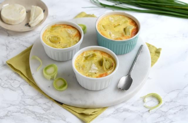 Flan de poireaux. Nadia Paprikas