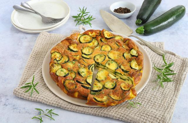Frittata de courgettes au four. Silvia Santucci