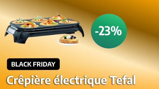 Black Friday : cette crêpière électrique Tefal est plus abordable que jamais, c’est le moment de s’équiper !