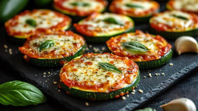Que faire avec une grosse courgette ? Cette recette de mini pizzas est parfaite