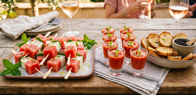 Finale PSG - Arsenal : 7 recettes d’apéro ultra-fraîches prêtes en 10 minutes pour affronter la chaleur et et la tension du match !