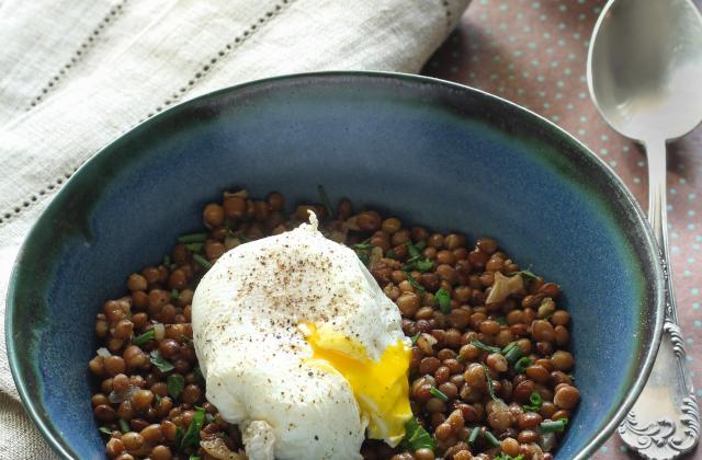 Salade de lentilles aux herbes. Silvia Santucci