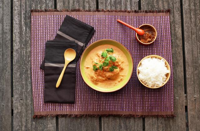 Curry de poulet à l'indienne. Silvia Santucci