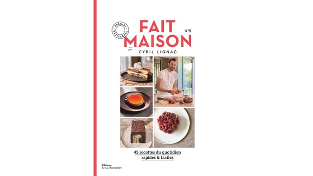 Cyril Lignac : Le livre fait-maison n°5 sera 100% pâtisserie