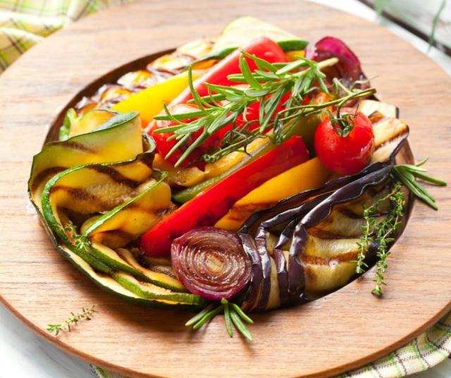 Salade de légumes grillés. La petit cuisine de Pauline