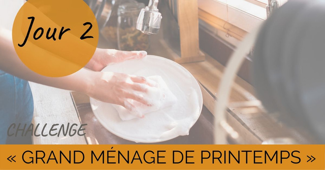 Challenge "grand ménage de printemps" Jour 2 : Inventaire des produits d'entretien