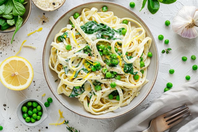 "J’avais oublié de vous partager cette pépite" : une diététicienne partage sa recette de pâtes petits-pois et citron