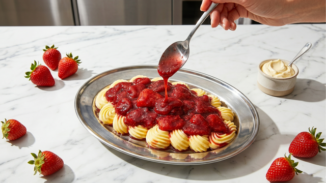 Fragole e mascarpone : le dessert italien ultra-frais prêt en 5 minutes