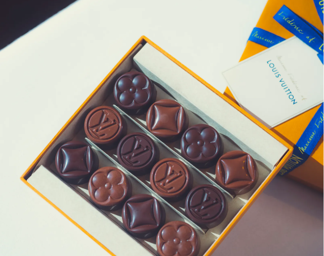 Chocolats de Maxime Frédéric. LV Dream. Crédits : capture d'écran de la photo de Martin Colombeg. 