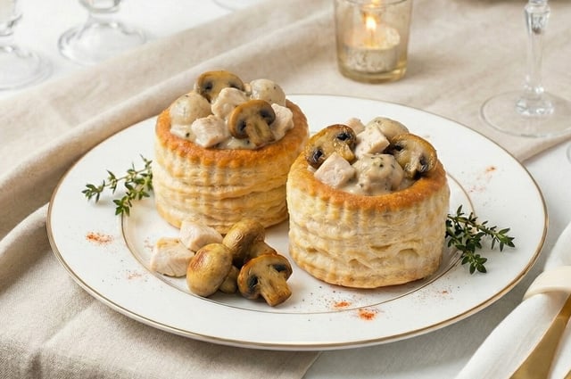Un classique qui marche toujours à Noël : notre recette de bouchée à la reine, idéale pour les fêtes !