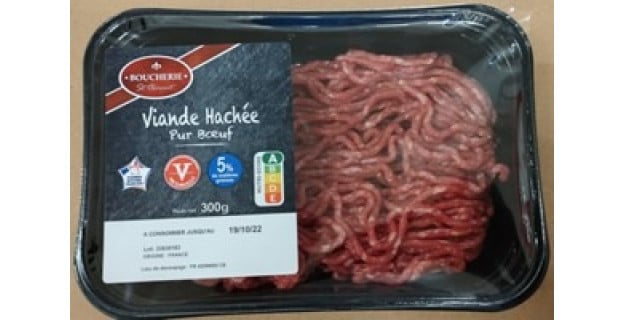 Alerte sanitaire : rappel de lots de viande hachée et steaks hachés vendus dans toute la France pour contamination à E.coli