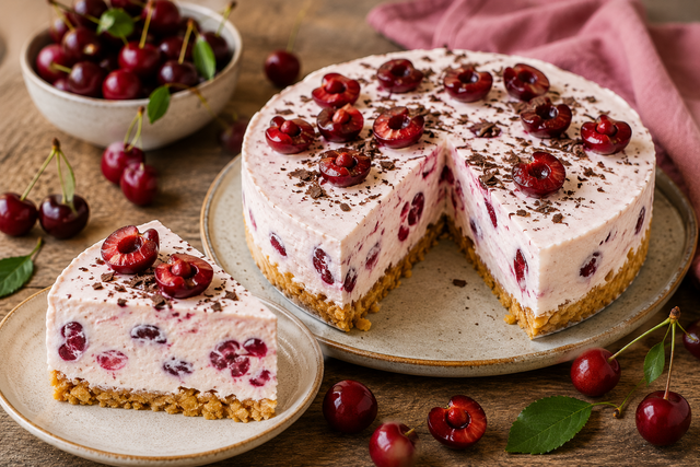 Prêt en 20 minutes : c'est le moment ou jamais de faire cette recette de gâteau glacé aux cerises de Laurent Mariotte !